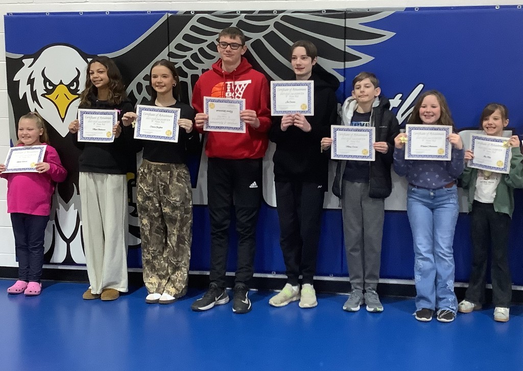 2nd Quarter Awards Assembly- A Honor Roll