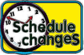 Bell Schedule Change
