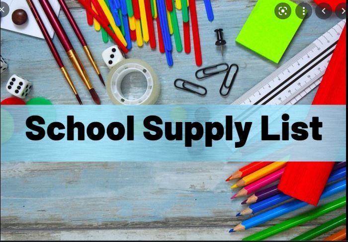 School Supply List