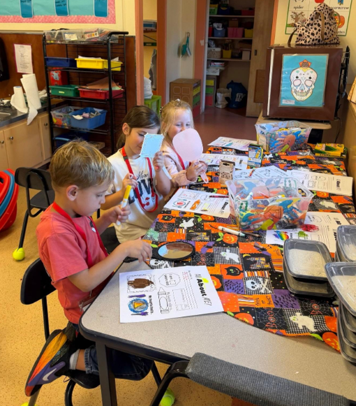 Lordship Elementary School, instruction is in full swing!  