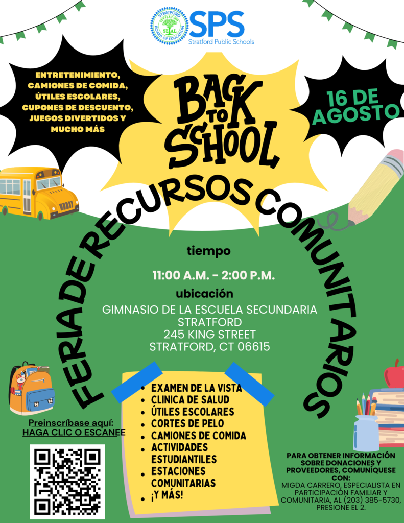 Back To School Flyer in Spanish