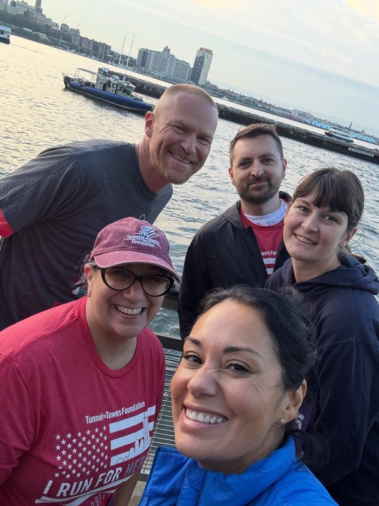 Team Bunnell completed the “Tunnels to Towers, Run" for Heroes in NYC!