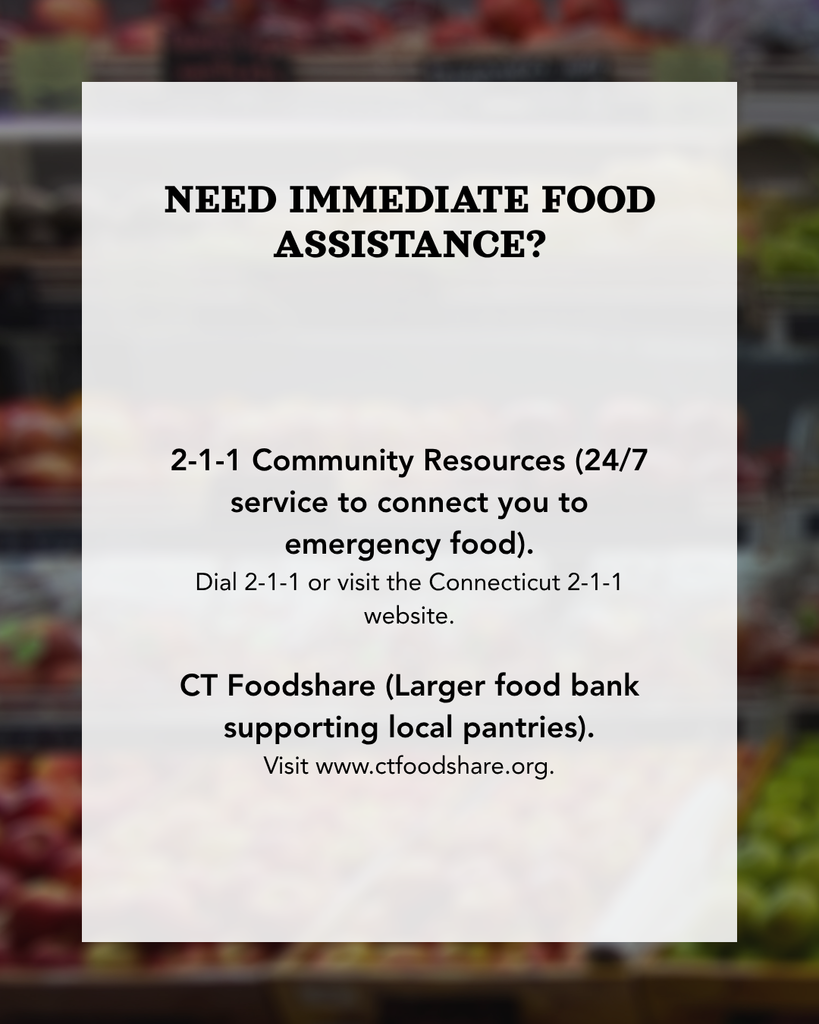 Food Pantry Locations and Snap updates