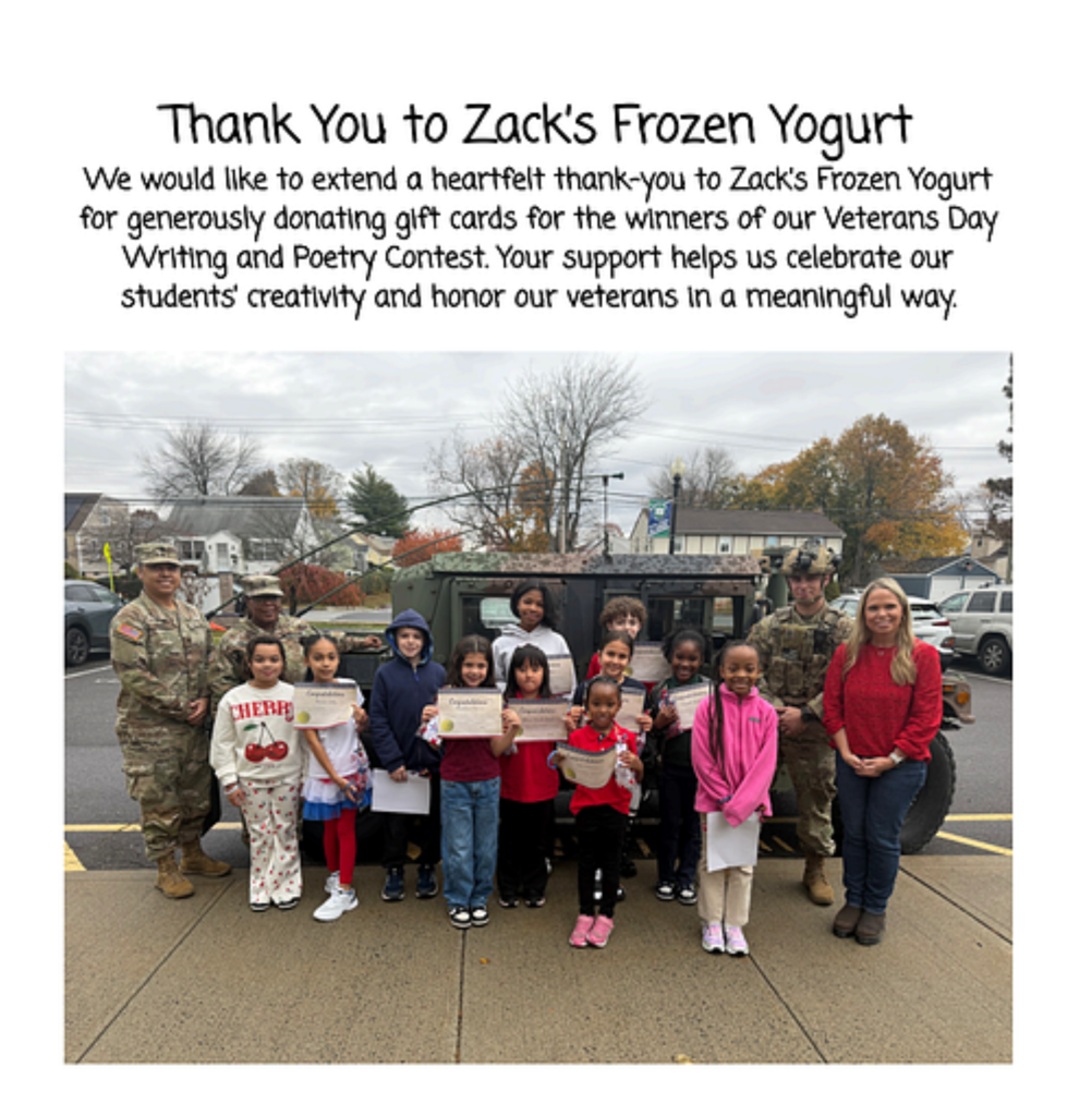 Veterans Day Writing Contest Winners