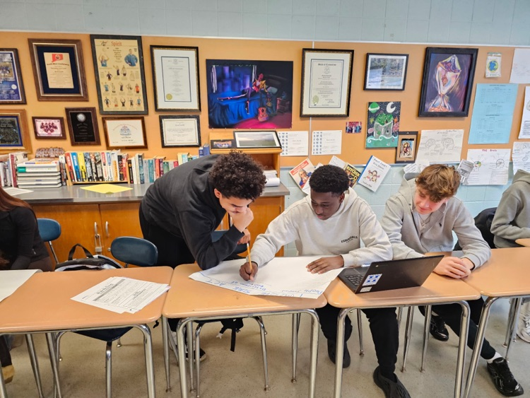 Great stuff in our Humanities classes these days! 