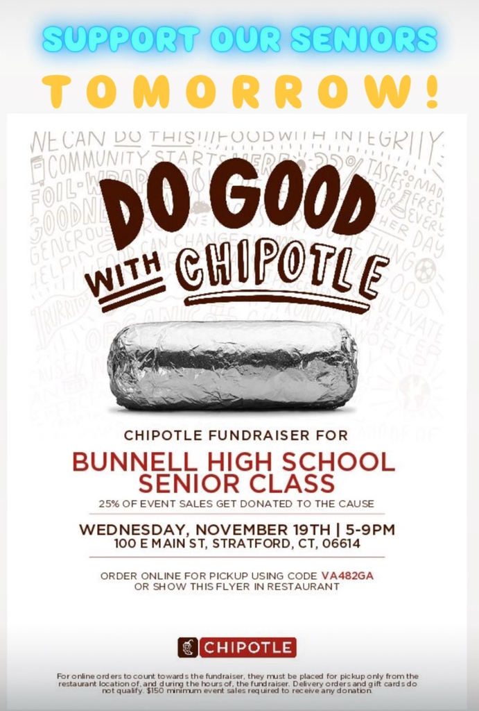 Senior Chipotle Fundraiser! 