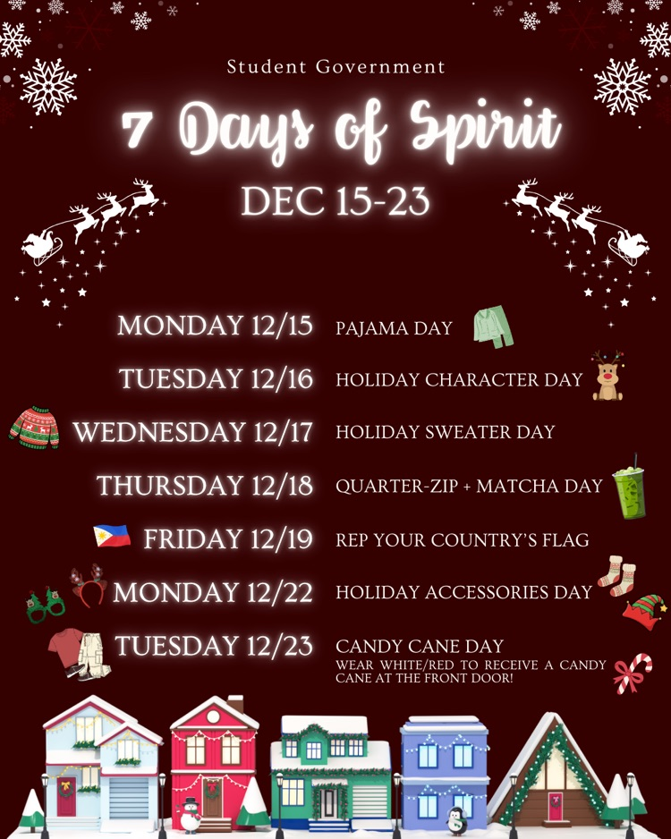 BHS Student Government’s “7 Days of Spirit!"