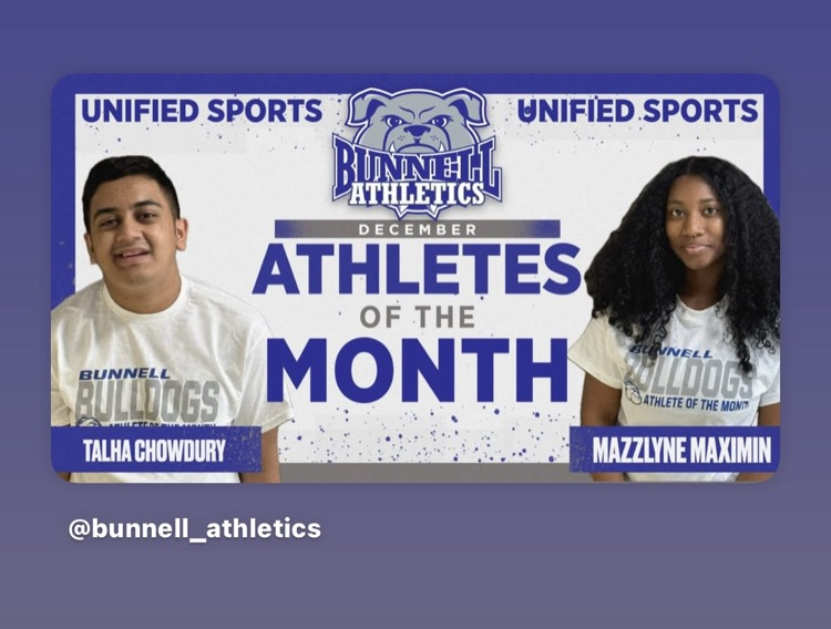 Congratulations to these Bunnell Student Athletes!!!