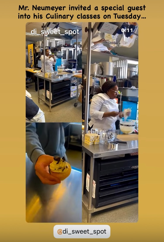 Food Network Chef, A.C. Martin visits BHS!