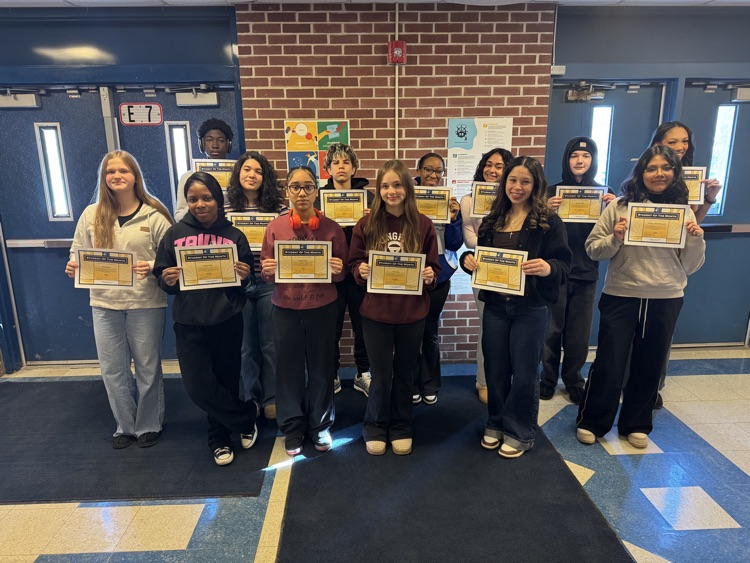 Bunnell Students of the Month - January 2026!