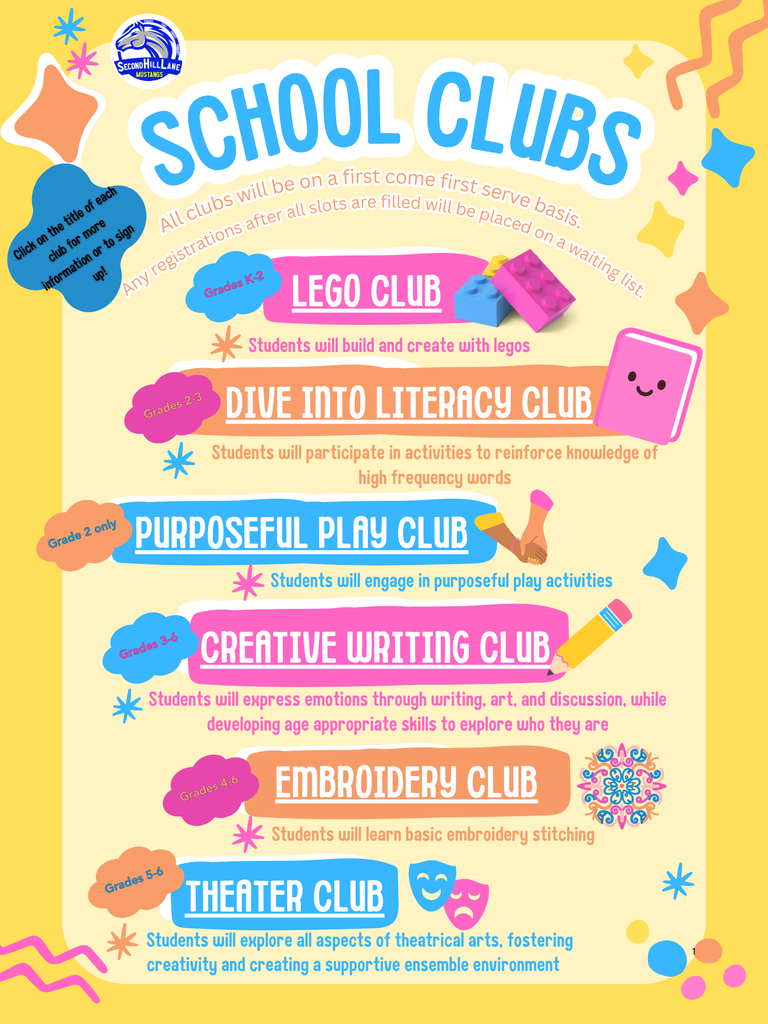 After school clubs
