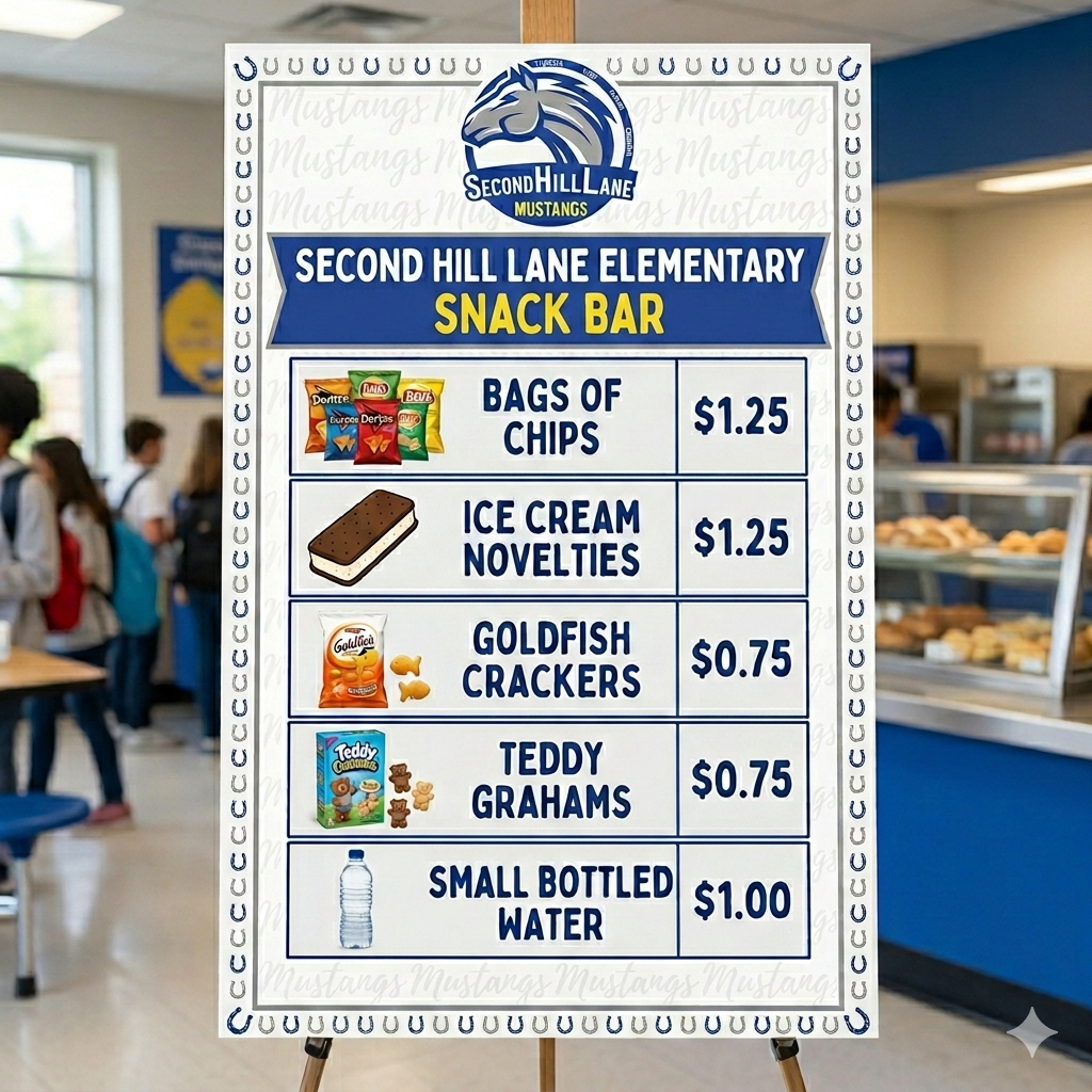 Snack Price List