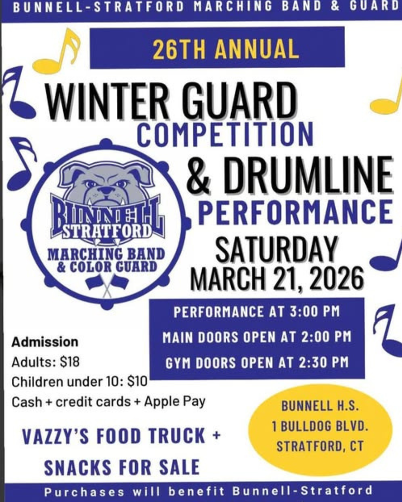 Winter Guard and Drumline competition