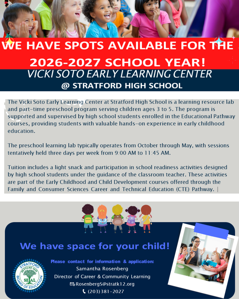 Vicki Soto Early Learning Center at Stratford High School