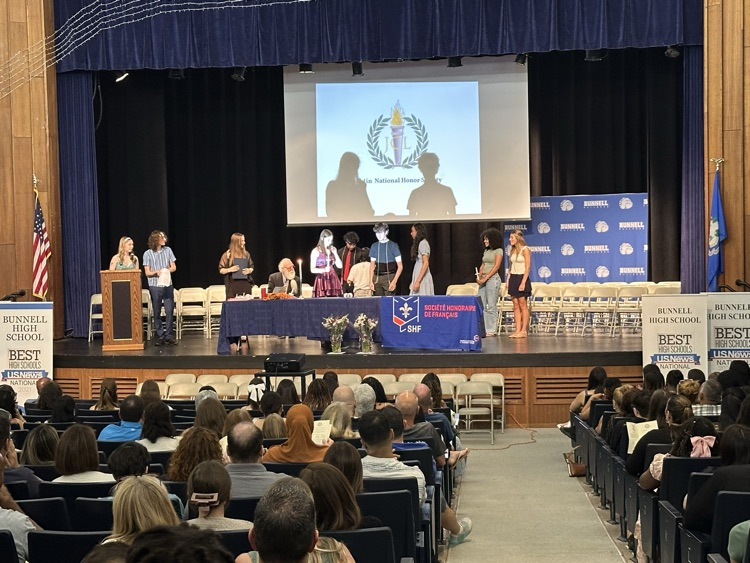 Bunnell Honors Societies Induction Ceremony