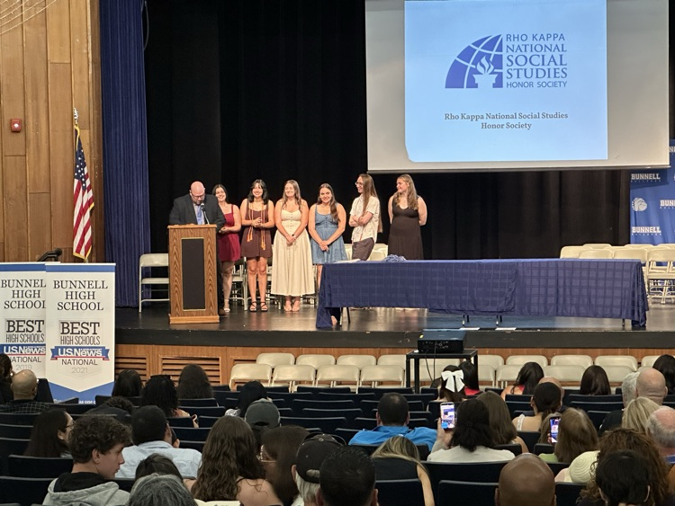 Bunnell Honors Societies Induction Ceremony