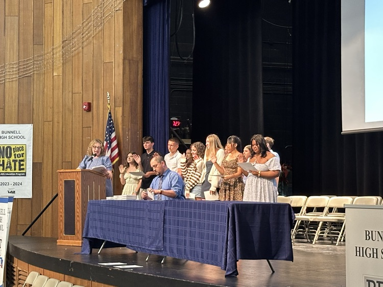 Bunnell Honors Societies Induction Ceremony
