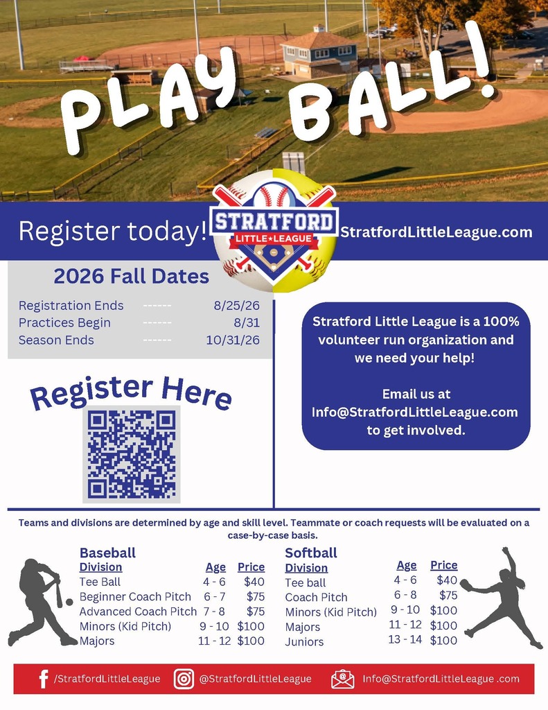 Stratford Little League Signup