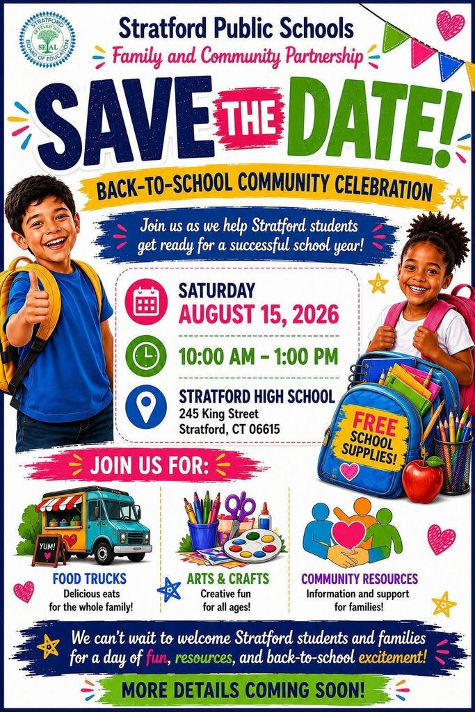 Stratford Back to School Community Celebration!