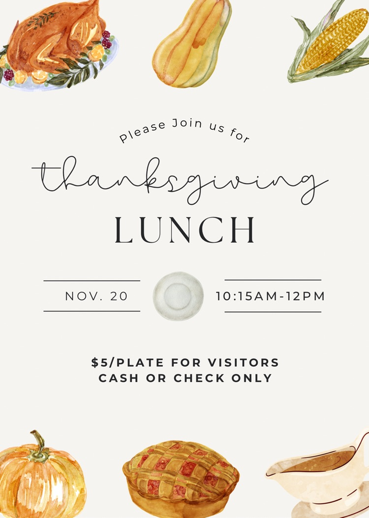 Thanksgiving lunch 
