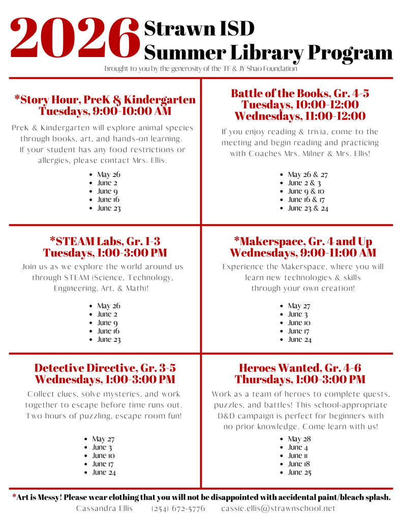 Summer Library Program Overview