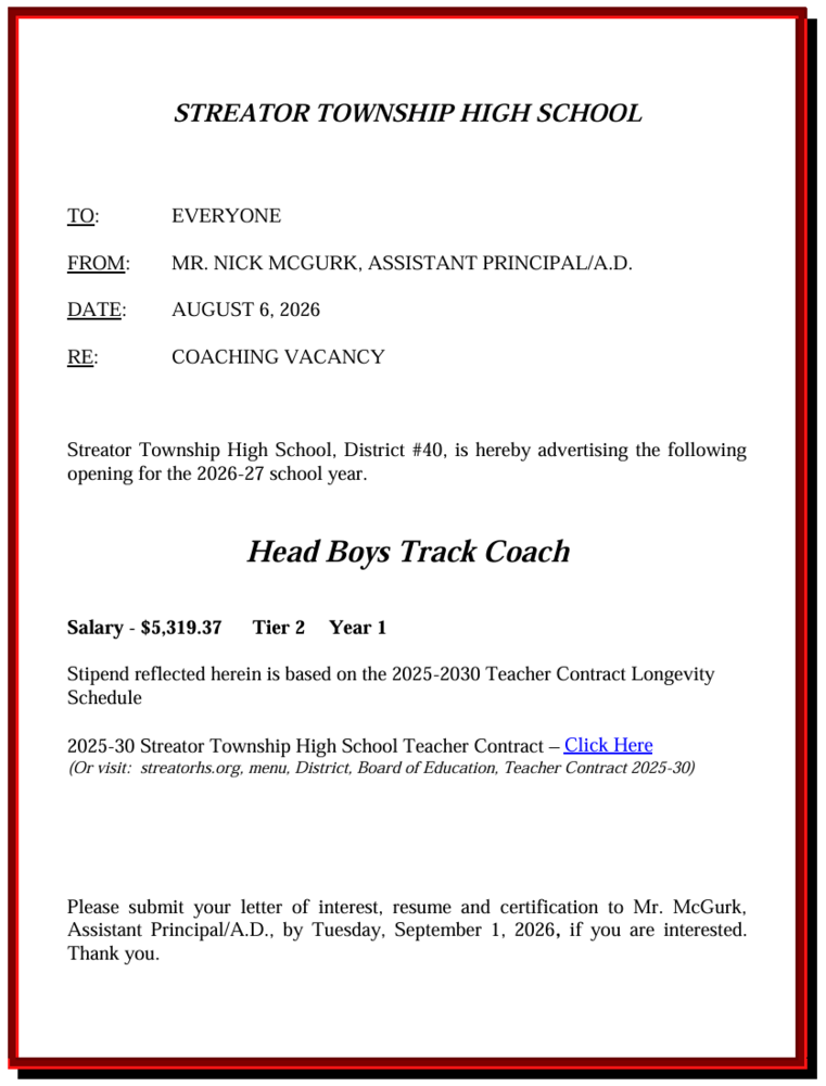 track