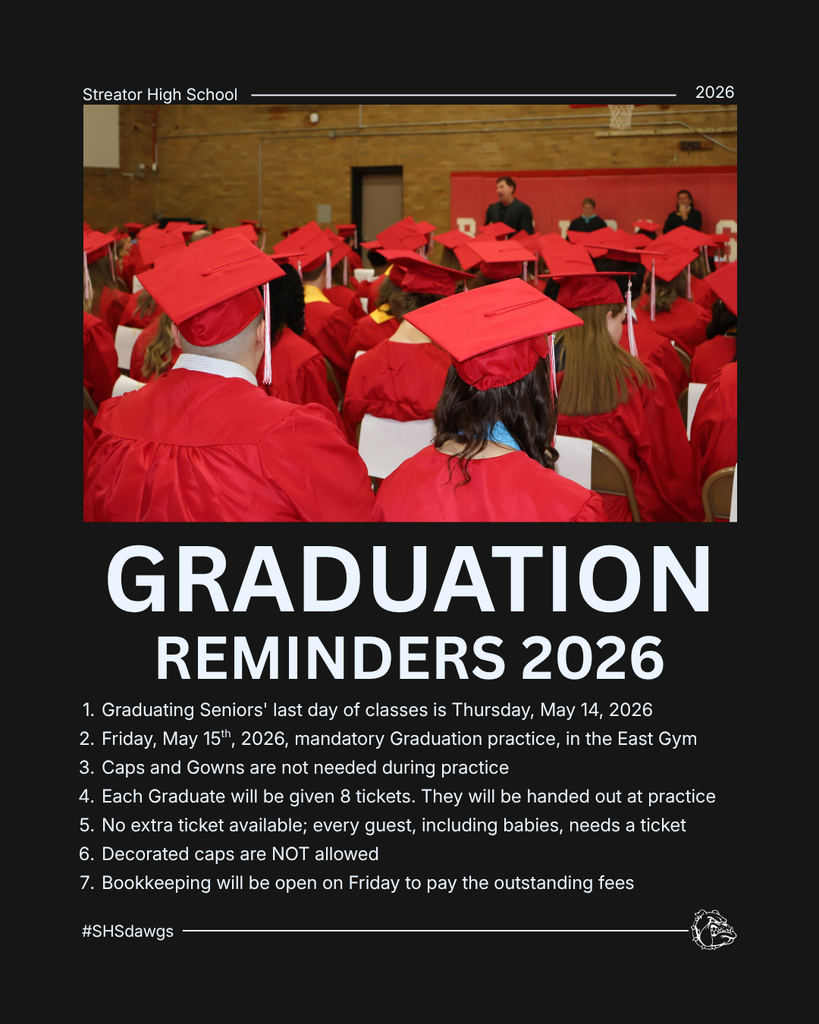 Graduation Reminders