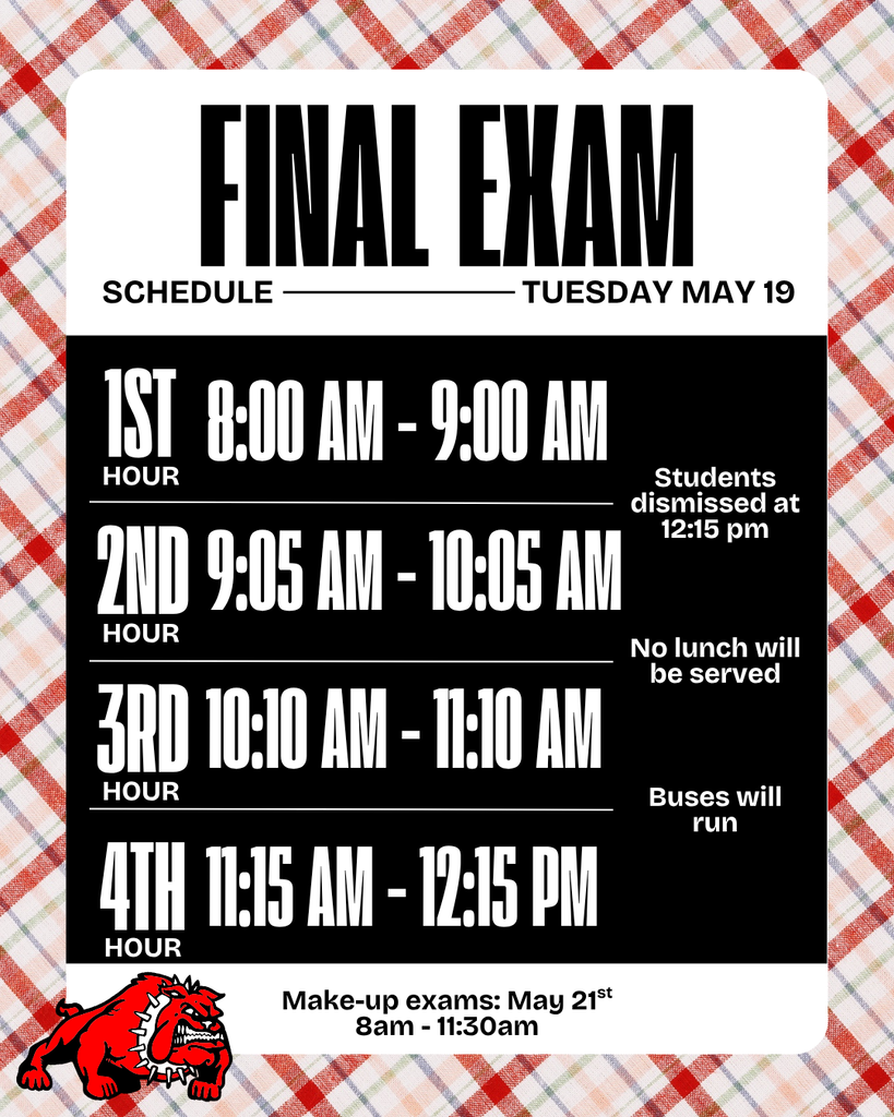 Final Exam Schedule