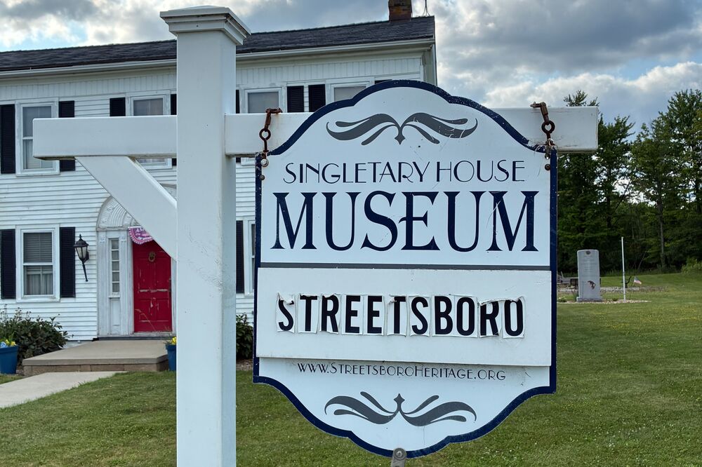 Singletary House Museum sign