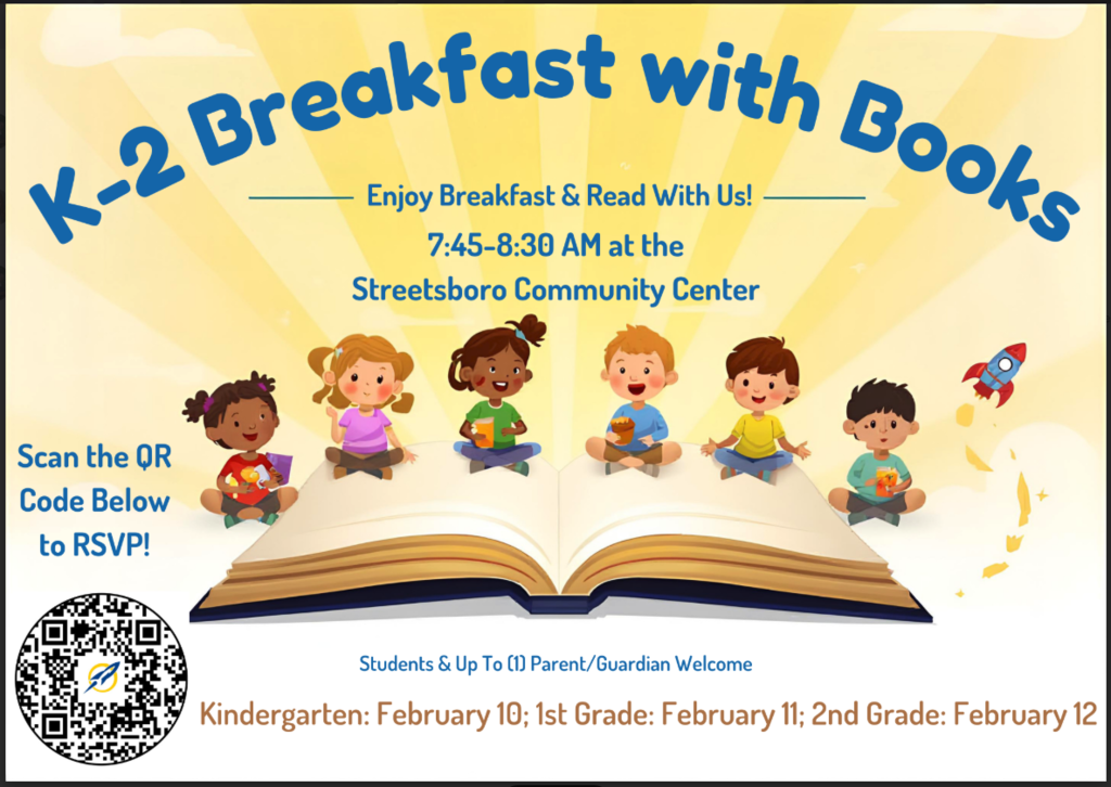 Join us for our First K-2 Breakfast with Books! RSVP Today!
