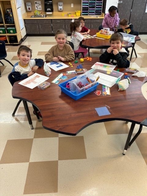 Kindergarten students love Math Workplaces! They enjoy participating in hands-on activities to make mathematics come alive. Our young Rockets count, sort, compare, add and subtract to build early math skills.  The students are also creating graphs to compare data!   