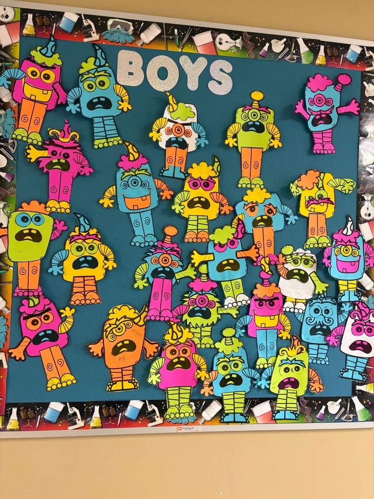Our 8th graders are bringing genetics to life by building their own "genetic monsters"! Using Punnett squares to determine traits, students are turning abstract concepts into creative, hands-on learning. 