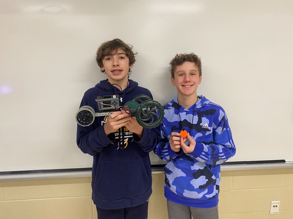 Our 8th grade STEM students designed, built, and raced their own robot dragsters, exploring how gear ratios impact speed and torque along the way! The competition was fierce, and the engineering was impressive. Congrats to our race champions for taking the win!