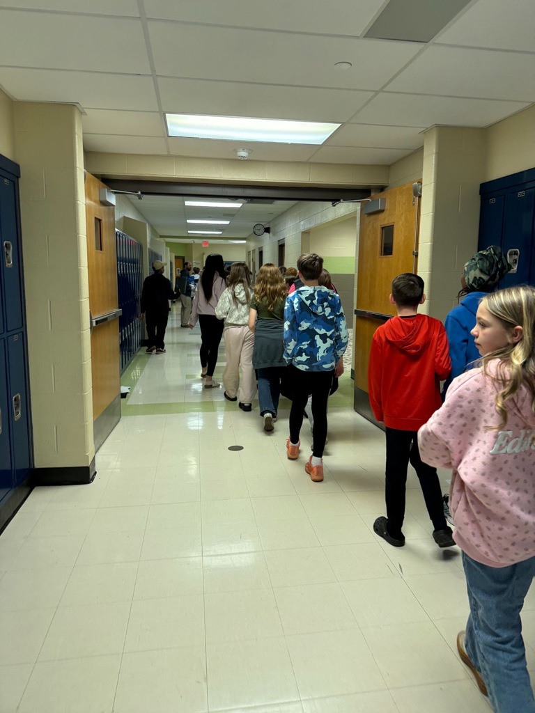 Fifth-graders toured Streetsboro Middle School last week and got a head start on scheduling their classes for next fall. Big things ahead!