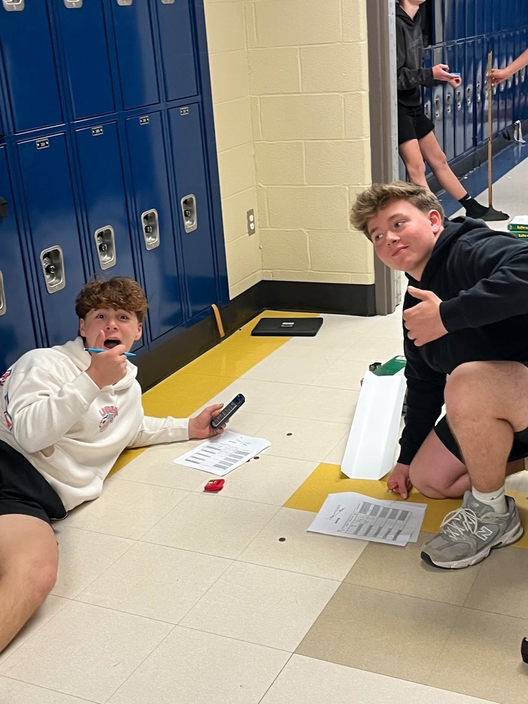 8th grade science students are wrapping up speed and motion labs while putting the finishing touches on their Soap Box Derby cars. Best of luck to drivers Matthew Mohr, Fletcher Gentile, and Isabella Rossman on race day!