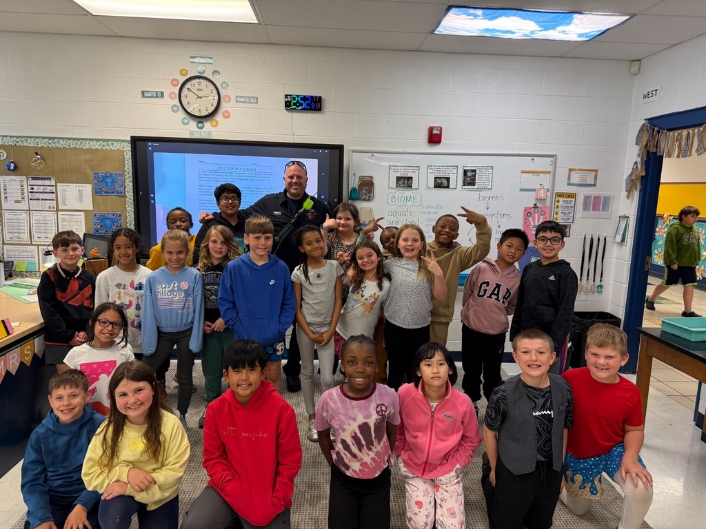 We had parents come in this week as guest readers for “One Book, One School”. We’re so grateful to have such supportive families who will take time out of their day to join us!  Other guest readers this week included firefighters, police officers, 2nd and 6th grade teachers, and district administrators. 