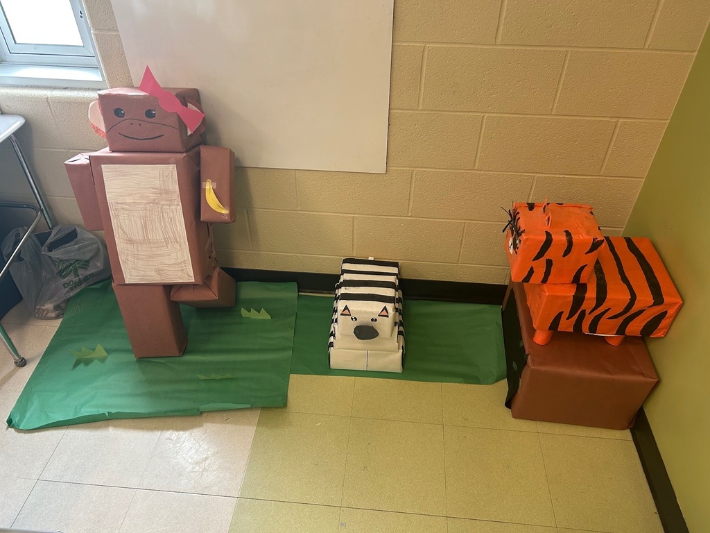 Ms. Johnston's math students built an Animal Zoo to explore volume and surface area! Using 3D shapes, students designed habitats for everything from giraffes to penguins while combining math, creativity, and teamwork. Geometry never looked so fun! 