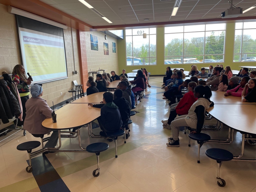 5th graders visited Streetsboro Middle School for transition day! Students toured the building, heard from staff and student leaders, and got a head start on feeling confident and excited about 6th grade.