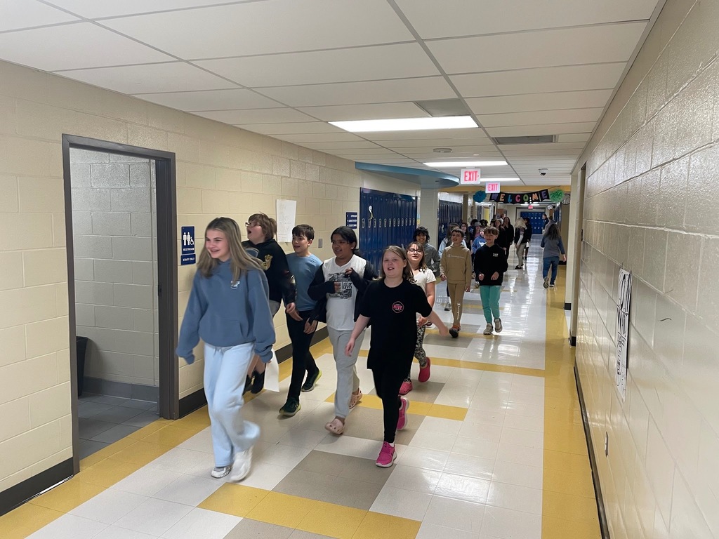 5th graders visited Streetsboro Middle School for transition day! Students toured the building, heard from staff and student leaders, and got a head start on feeling confident and excited about 6th grade.
