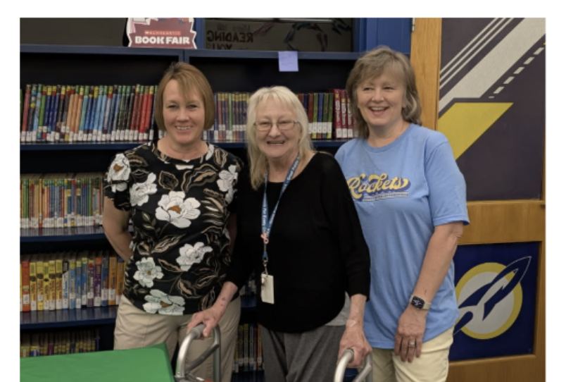 HDI celebrated three staff members who are retiring at the end of this year. Mrs. Meisinger (classroom aide), Mrs. Sampson (library aide), and Mrs. Ondash (4th grade teacher) will all be greatly missed!