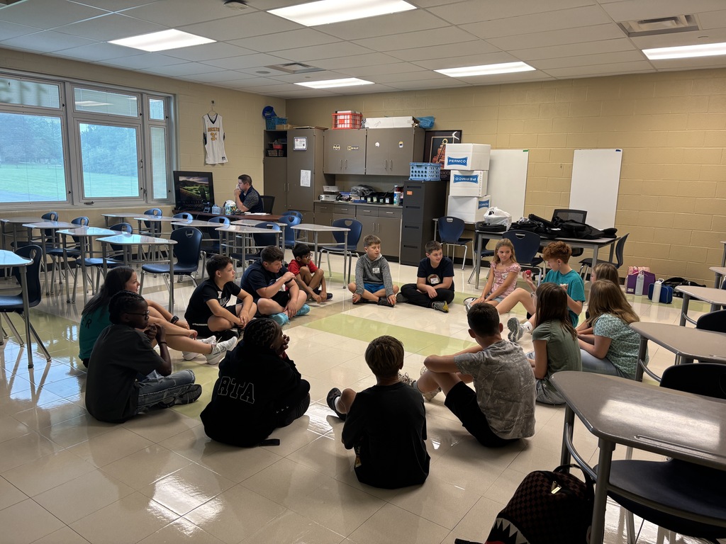 sms web leaders today with the 6th graders