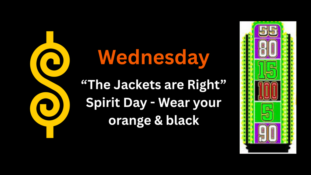 spirit wear orange and black