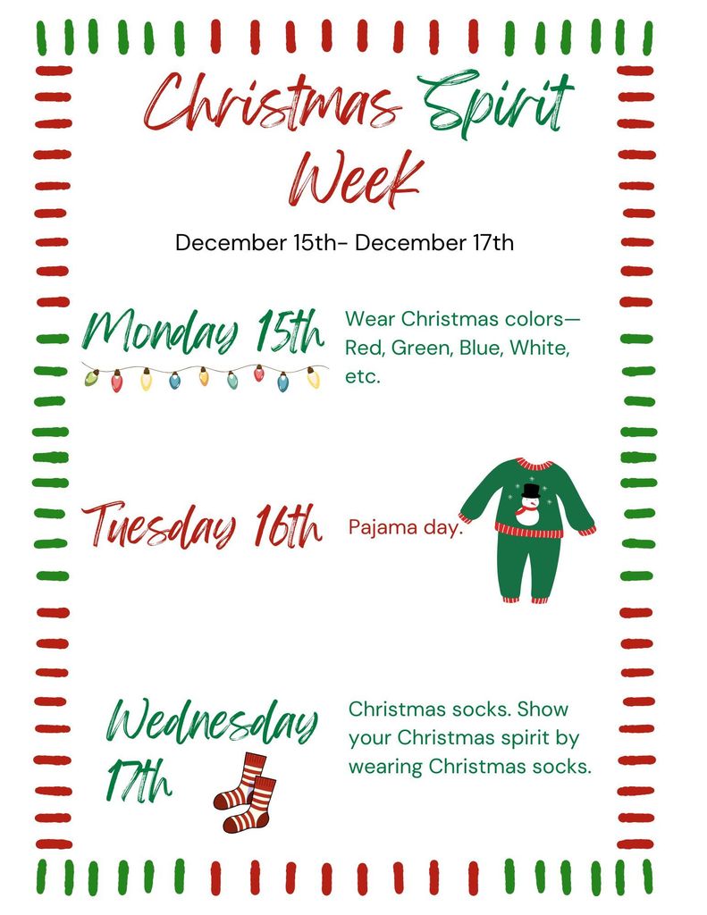 CHRISTMAS SPIRIT WEEK