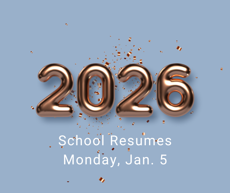School resumes jan. 5