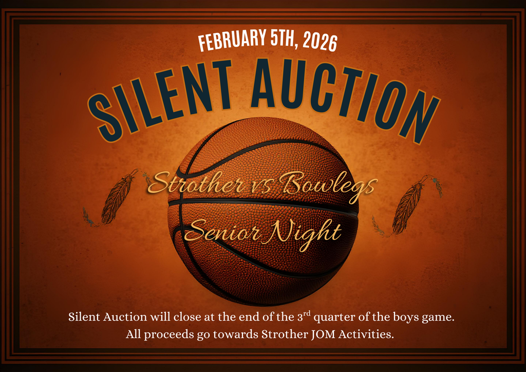 Silent Auction February 5th at the basketball game. For JOM.