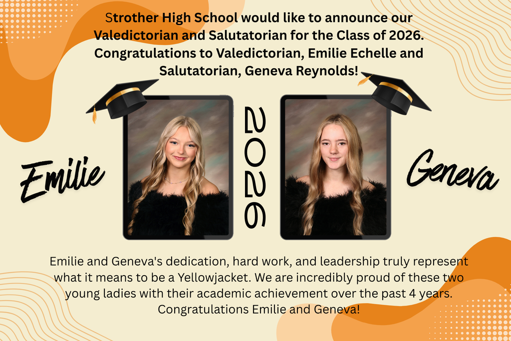 2026 Valedictorian and Salutatorian