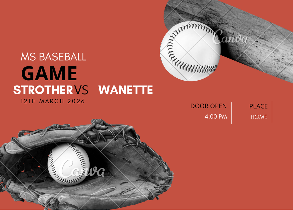 MS baseball home March 12 vs. Wanette
