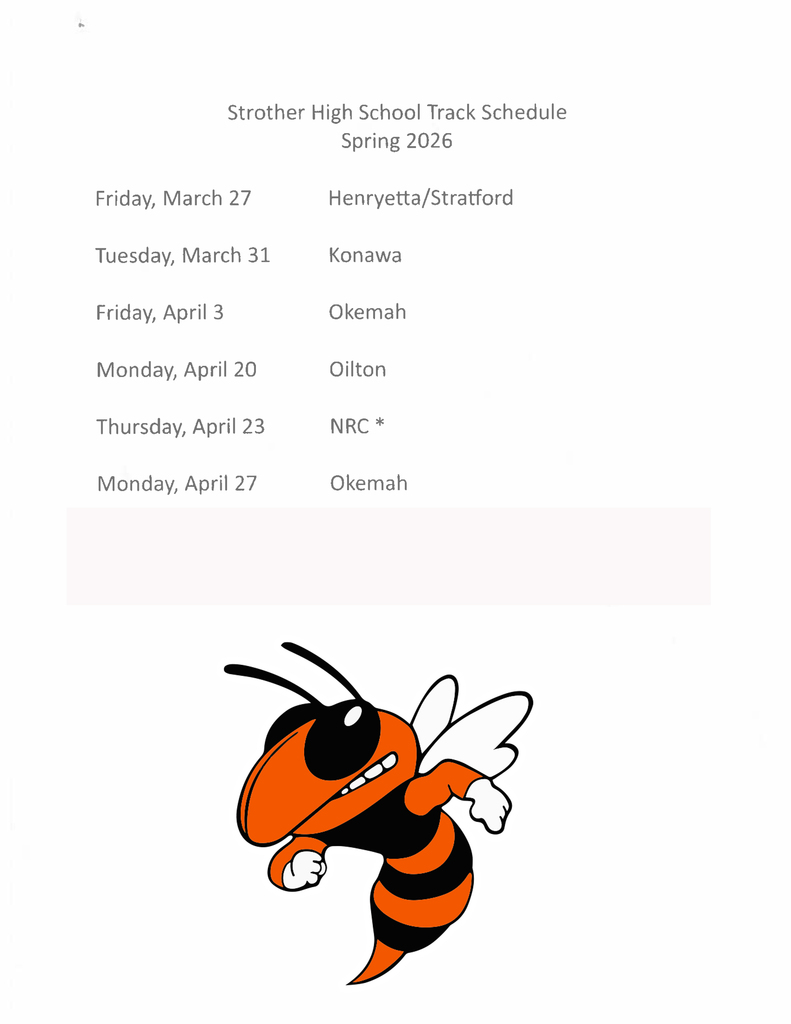 HS Track Schedule
