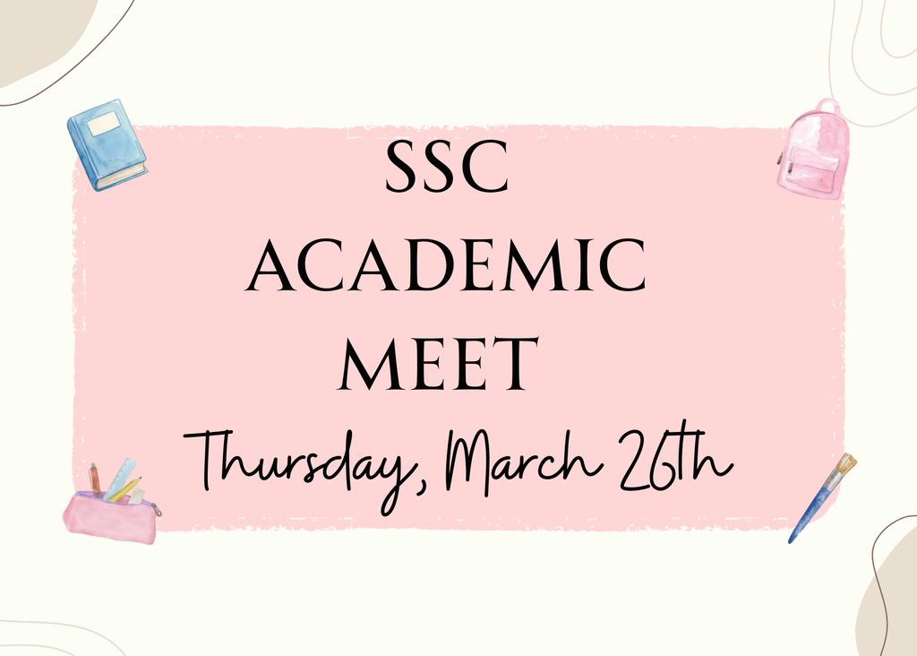 SSC Academic Meet March 26