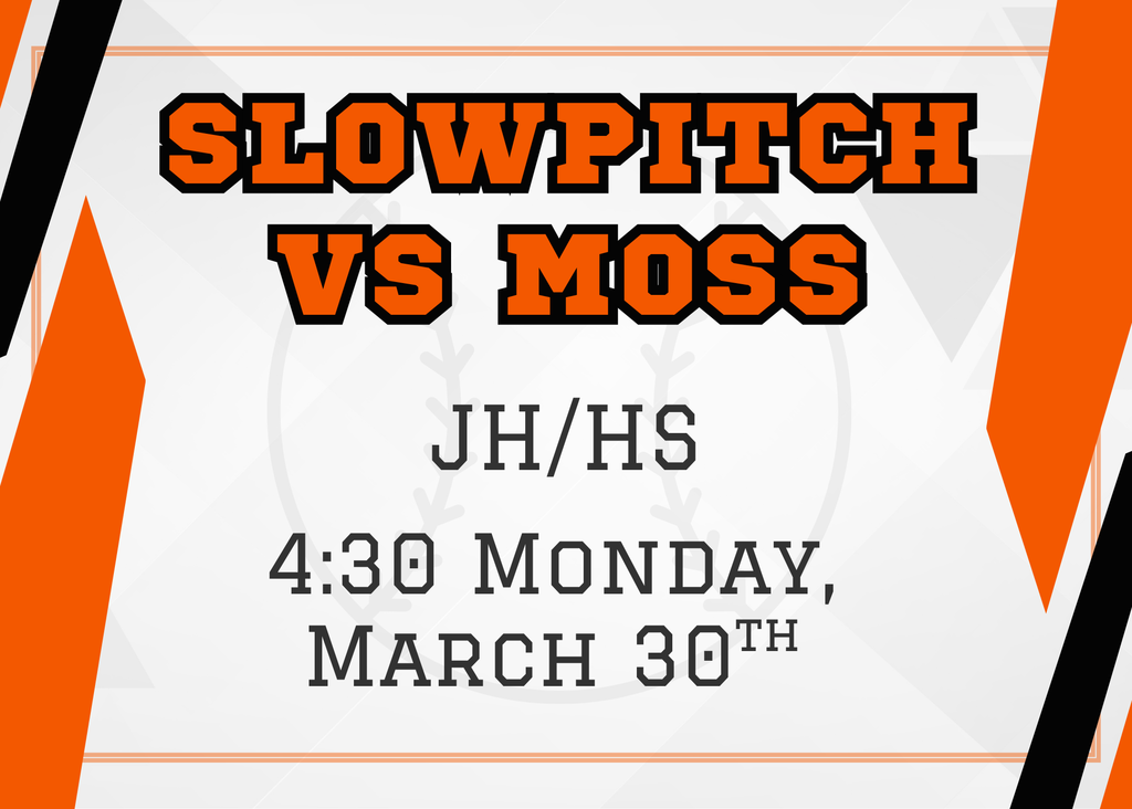 Softball vs Moss March 30 at 4:30